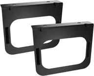 🚘 abrams 2pc 5-inch rectangular taillight l shaped mounting brackets for flush mount rectangular truck trailer rv taillights [black powder coated steel] [vertical or horizontal installation] logo