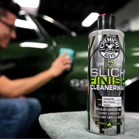 img 1 attached to 🔧 Chemical Guys WAC20616 Slick Finish Cleaner Wax: Premium 16 oz Solution for Superior Shine and Protection