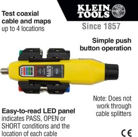 img 3 attached to 🔌 Enhanced Klein Tools VDV512-101 Explorer 2 Coax Tester Kit: Cable Tester, Wire Tracer & Coax Mapper, with Remotes for Testing up to 4 Locations