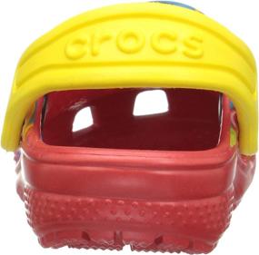 img 2 attached to 👦 Crocs Classic Graphic Multi Toddler Boys' Shoes: Stylish Clogs & Mules for Little Feet!