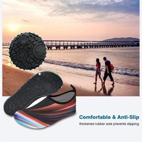 img 2 attached to JOTO Water Shoes: Barefoot Quick-Dry Aqua Shoes for Women, Men, and Kids – Ideal for Snorkeling, Surfing, Kayaking, Beach Walking, and Yoga