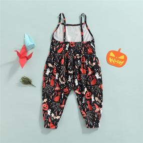 img 1 attached to Cute and Comfy Sleeveless Toddler Jumpsuit Dinosaur Playsuit for Girls