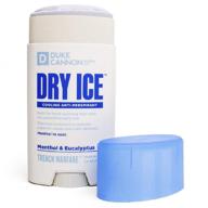 🧊 duke cannon dry ice cooling anti-perspirant: powerful men's protection with menthol & eucalyptus - 2.6 oz logo