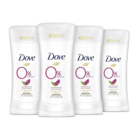 img 4 attached to 🚿 Дезодорант Dove без содержания алюминия с 24-часовой защитой от запаха, Гранат и Лимонная Вербена, 2,6 унции (4 штуки), обогащенный увлажняющими компонентами и без спирта.