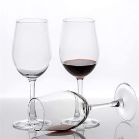 img 1 attached to UMI UMIZILI 12 Ounce - Set of 12, Sturdy Red/White Wine Glasses For Party