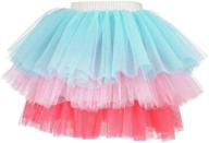 🌈 toddle rainbow layered fluffy ballet dress for girls logo