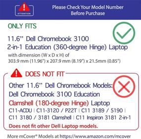 img 3 attached to MCover Chromebook Education 360 Degree Compatible Laptop Accessories for Bags, Cases & Sleeves