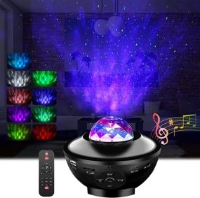 img 4 attached to 🌌 GoLine Galaxy Projector Light: Ultimate Bedroom Decor with Bluetooth Speaker for Parties & Gifts