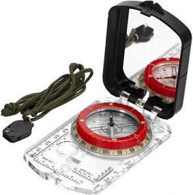 img 4 attached to 🧭 BIJIA Orienteering Map Compass: All-in-One Tool for Hiking, Camping, Hunting, Global Mountaineering, and SAR Training