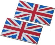 union jack metal badges adhesive logo