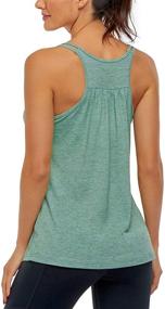 img 2 attached to Hibelle Workout Fashion Racerback Athletic Sports & Fitness