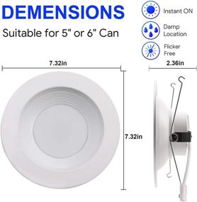 img 3 attached to 💡 High-Powered LED Recessed Lighting 5/6 Inch Downlight