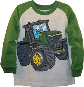 img 1 attached to 👕 John Deere Oatmeal Boys' Tee - Boys' Clothing Tops, Tees & Shirts