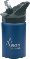 🧃 laken thermo kids 12 oz vacuum insulated stainless steel water bottle - leak-free sports bottle with jannu straw cap логотип