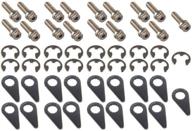 🔩 stage 8 - 8916 mopar hemi v8 header bolt kit - complete set of 17 pieces - 8mm 1.25x25mm bolts - 6 point dhh logo