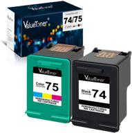 valuetoner восстановленный картридж замена три цвет компьютерные аксессуары и периферийные устройства логотип