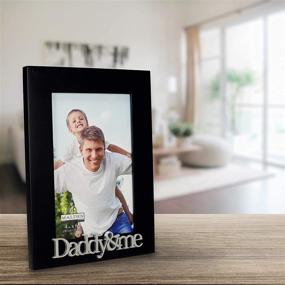 img 1 attached to 👨 Malden International Daddy & Me Frame: Cherish Memories with 4 x 6 Photos