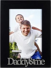 img 4 attached to 👨 Malden International Daddy & Me Frame: Cherish Memories with 4 x 6 Photos