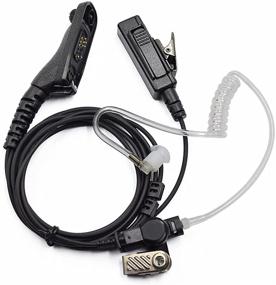 img 3 attached to 🎧 FANVERIM 2-Wire Acoustic Tube Earpiece and Mic | Compatible for Motorola DP3400, DP4400, XPR6100, XPR6350, XPR6550, XPR7550, XPR7550e, XPR6000, XPR6500, XPR6550, XPR7000, XiR P8260, XiR P8268 | Two-Way Radio Headset