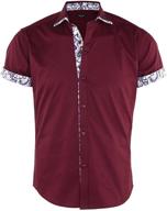 👔 jandukar collared button men's sleeve shirts: stylish clothing for men logo