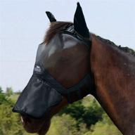 🐴 harrison howard horse fly mask with superior nose and ear protection - optimal uv shielding логотип