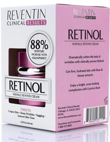 img 2 attached to 🌟 Reventin Clinical Results Retinol Wrinkle Rewind Cream - Anti Aging Face Cream with Honey, Gold, Peptides - Reduce Wrinkles, Even Complexion, Hydrate, Tighten Skin - Night Cream - 1.5 fl oz.