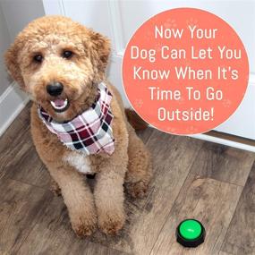 img 1 attached to 🐶 Chip's Pet Stuff: Recordable Training Buttons for Dogs - Enable Communication and Training with Your Puppy - Set of 4, Also Great as Game Buzzers, Doggie Doorbells, Speech Aids, & More