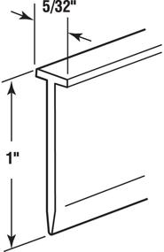 img 1 attached to Clear 36-Inch PRIME-LINE Products M 6211 Shower Door Bottom Seal: Effective Water Barrier for Your Shower