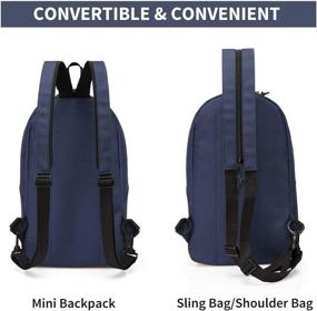 img 3 attached to Vaschy Backpack Adjustable Convertible Crossbody Outdoor Recreation for Camping & Hiking