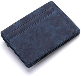 img 3 attached to Wallets Leather Zipper Plastic Credit