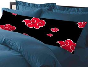 img 2 attached to 🛋️ GFYUKHNC Body Pillow Covers: Stylish Anime Decor for Sofa Couch - 20"x54" Long Throw Pillow Cases