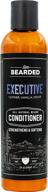 🧔 live bearded: executive beard conditioner - 8 oz. - strengthens, softens, and nourishes facial hair - all-natural ingredients with biotin, coconut oil, argan oil, and caffeine - made in the usa logo