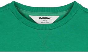 img 3 attached to 👕 JIAHONG Boys' Pullover Crewneck Sweatshirt, Sizes 3-12 Years - Fashion Hoodies & Sweatshirts