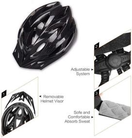 img 2 attached to 🚲 Lightweight Unisex Adult Cycling Helmet | Premium Airflow Bike Helmet with High-Quality Construction