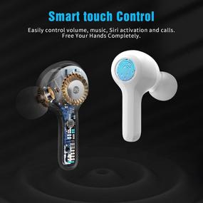 img 1 attached to Bluetooth Cancelling Waterproof Headphones Earphones Portable Audio & Video