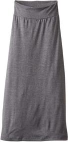 img 1 attached to 👗 Amy Byer Girl's 7-16 Solid Maxi Skirt - Versatile and Stylish for Any Occasion