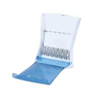 💧 hygienic sturdy storage case for waterpik replacement tips - convenient, blue (no tips included) logo