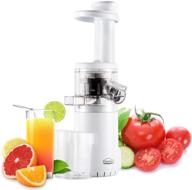 🥤 dewinner slow masticating mini juicer extractor: easy-to-clean cold press machine for nutrient-rich fruit & vegetable juice (includes brush) логотип