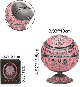 img 3 attached to LAUYOO Декоративное ветрозащитное украшение для сигарет, розовое