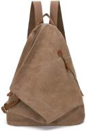 🎒 vintage canvas backpack 6882 olive - perfect casual daypack logo