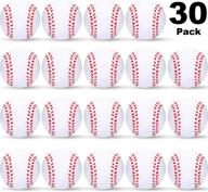 🎾 30-pack baseball stress ball, mini foam sports ball, ideal for school carnival rewards, party bag fillers - baseball foam sports ball (30 packs) logo