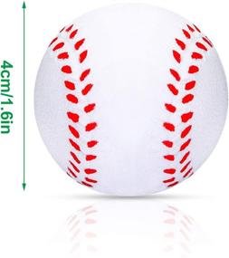 img 3 attached to 🎾 30-Pack Baseball Stress Ball, Mini Foam Sports Ball, Ideal for School Carnival Rewards, Party Bag Fillers - Baseball Foam Sports Ball (30 Packs)