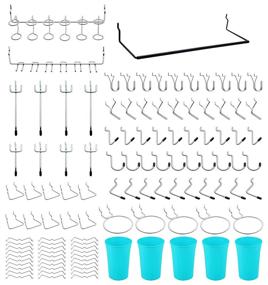 img 4 attached to 🔁 Efficient Plastic Pegboard Holders for Versatile Organization