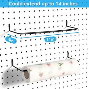 img 2 attached to 🔁 Efficient Plastic Pegboard Holders for Versatile Organization