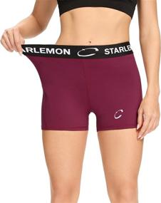 img 3 attached to Starlemon Compression Volleyball Spandex Workout Sports & Fitness in Team Sports