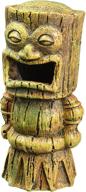 aquarium decorative tiki assorted resin 🐠 ornament - small 4 inch height (1 piece) logo