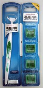 img 1 attached to Запасной набор Listerine UltraClean Access Flosser для ухода за полостью рта, зубной ниткой и палочками для чистки зубов.