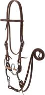 🐴 weaver leather working tack bridle: superior quality and durability for equestrian professionals логотип