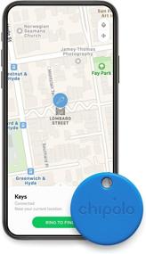 img 2 attached to 🔵 Enhanced Chipolo ONE (2020) - Loudest Bluetooth Key Finder, Water Resistant (Blue)
