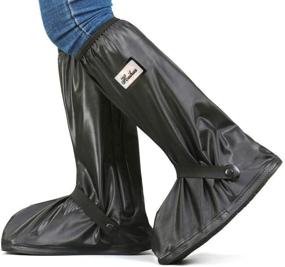 img 4 attached to Rain Boot Covers Waterproof Women